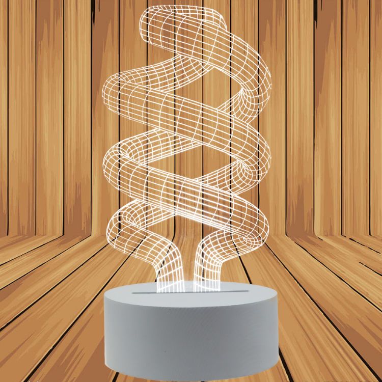 3D светильник "Спираль"