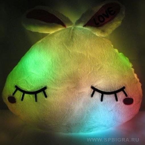 Подушка светящаяся "Кролик"