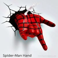 3D светильник "Рука Человека-паука"
