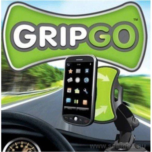 Держатель GripGo для телефона и планшета в авто